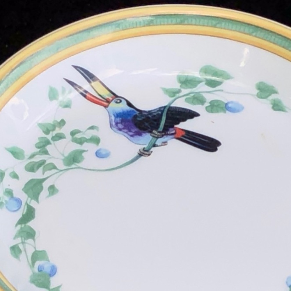 Hermes Toucan porcelain Plate - Picture 2 of 6